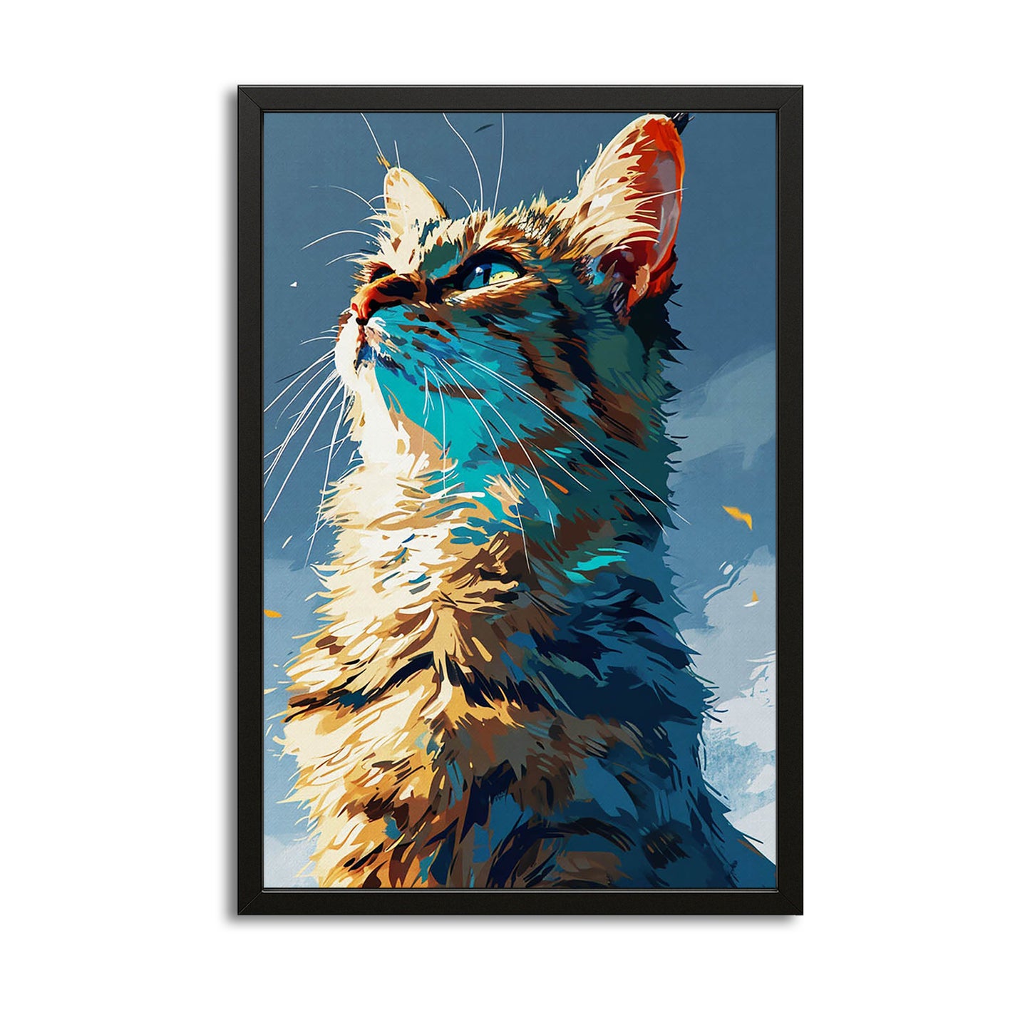 Looking Up Cat Wall Art