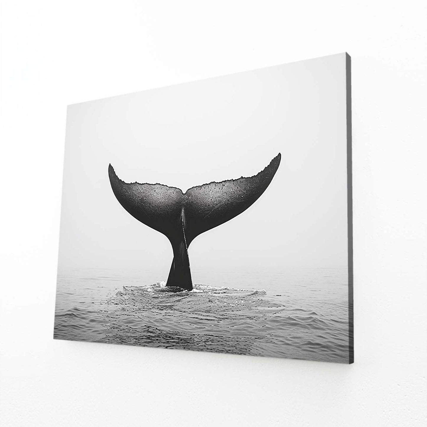 Majestic Tail Whale Art