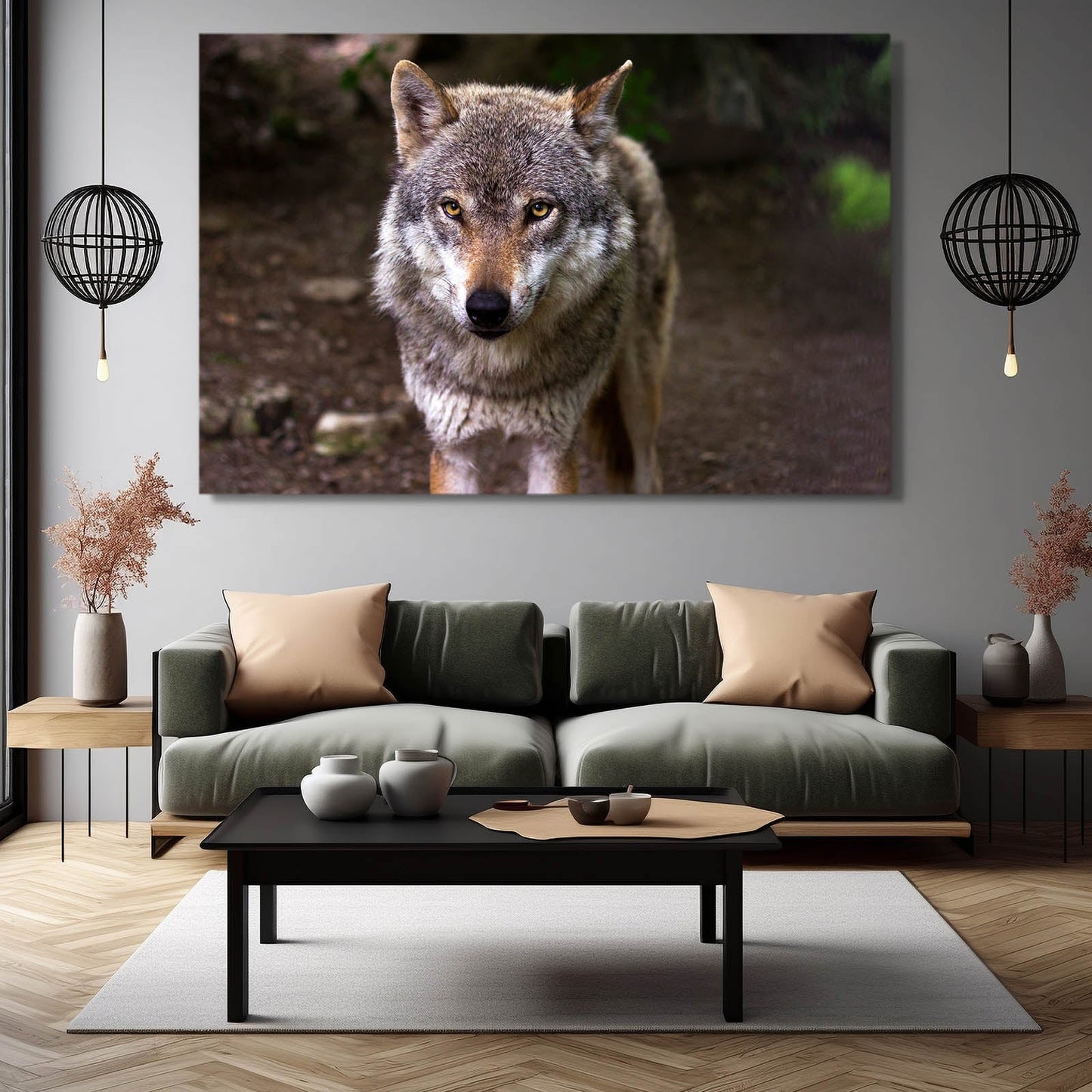 Majestic Wolf Art