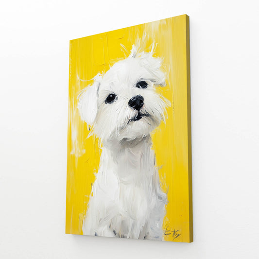 Maltese Dog Art