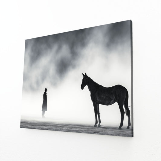 Misty Horse Photography Prints – canvas print, view 2