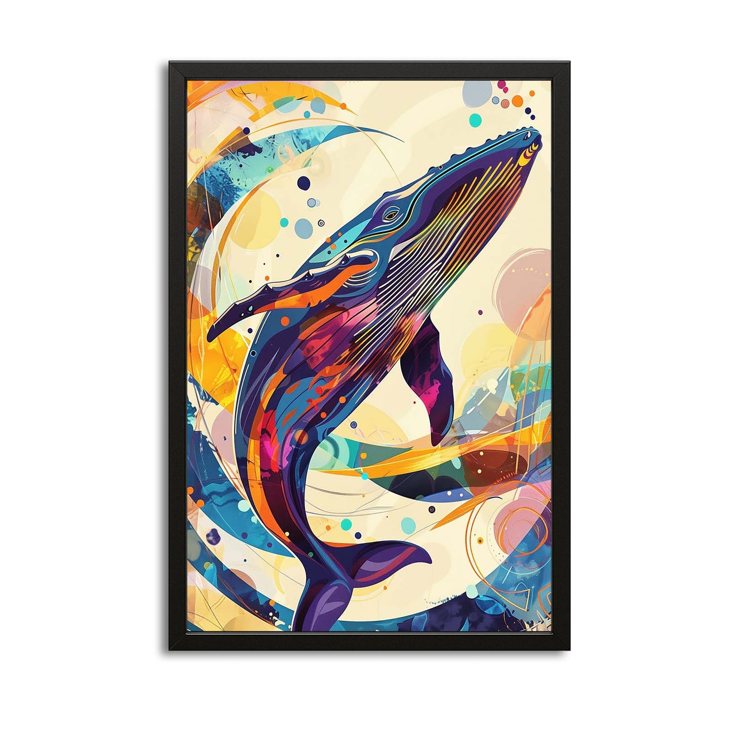 Modern Pop Art Whale