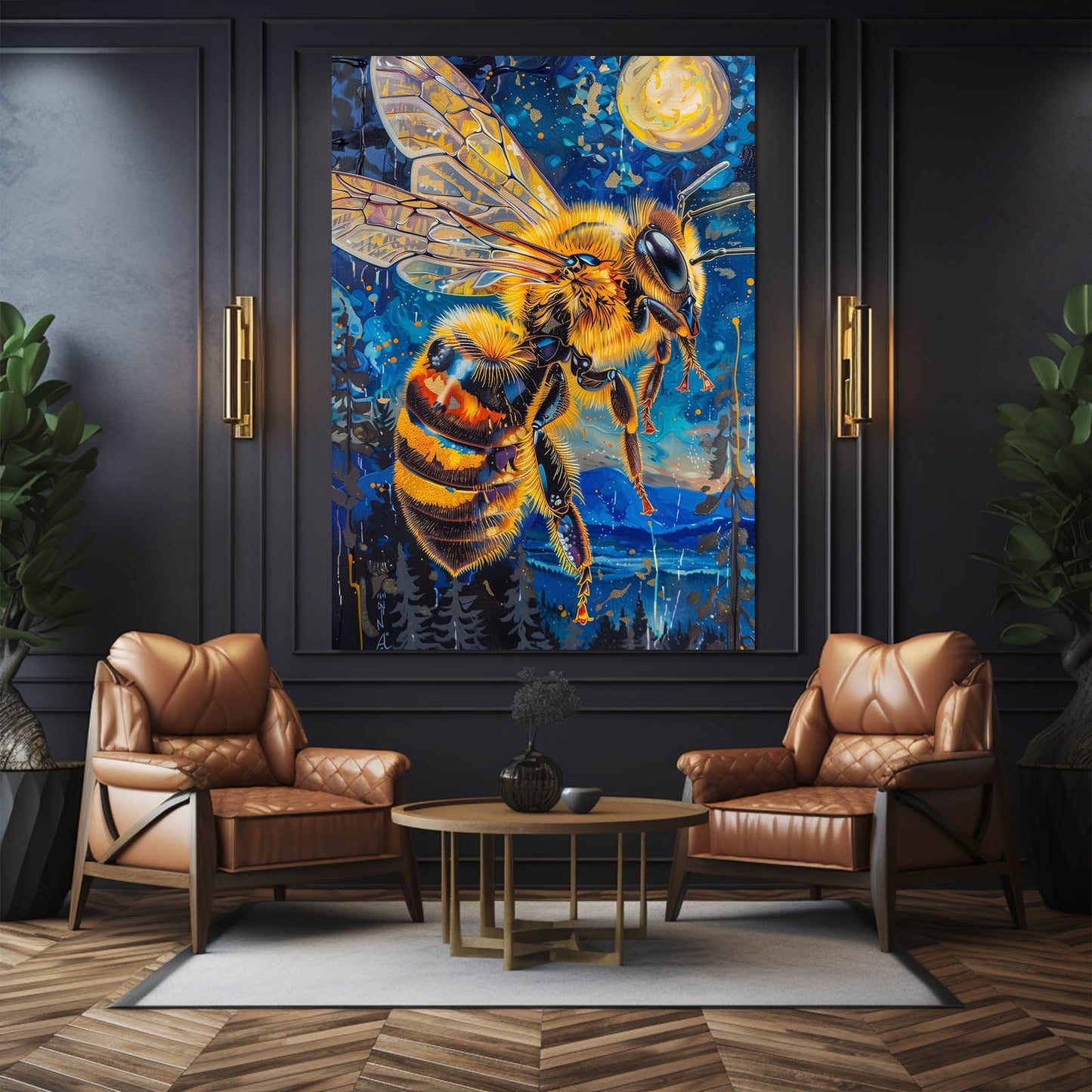 Moonlight Bee Art