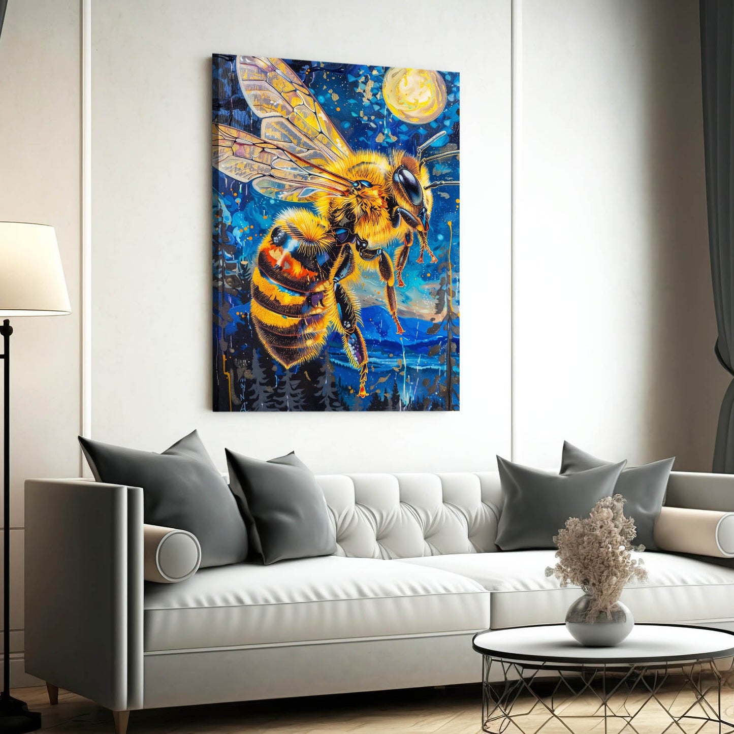 Moonlight Bee Art