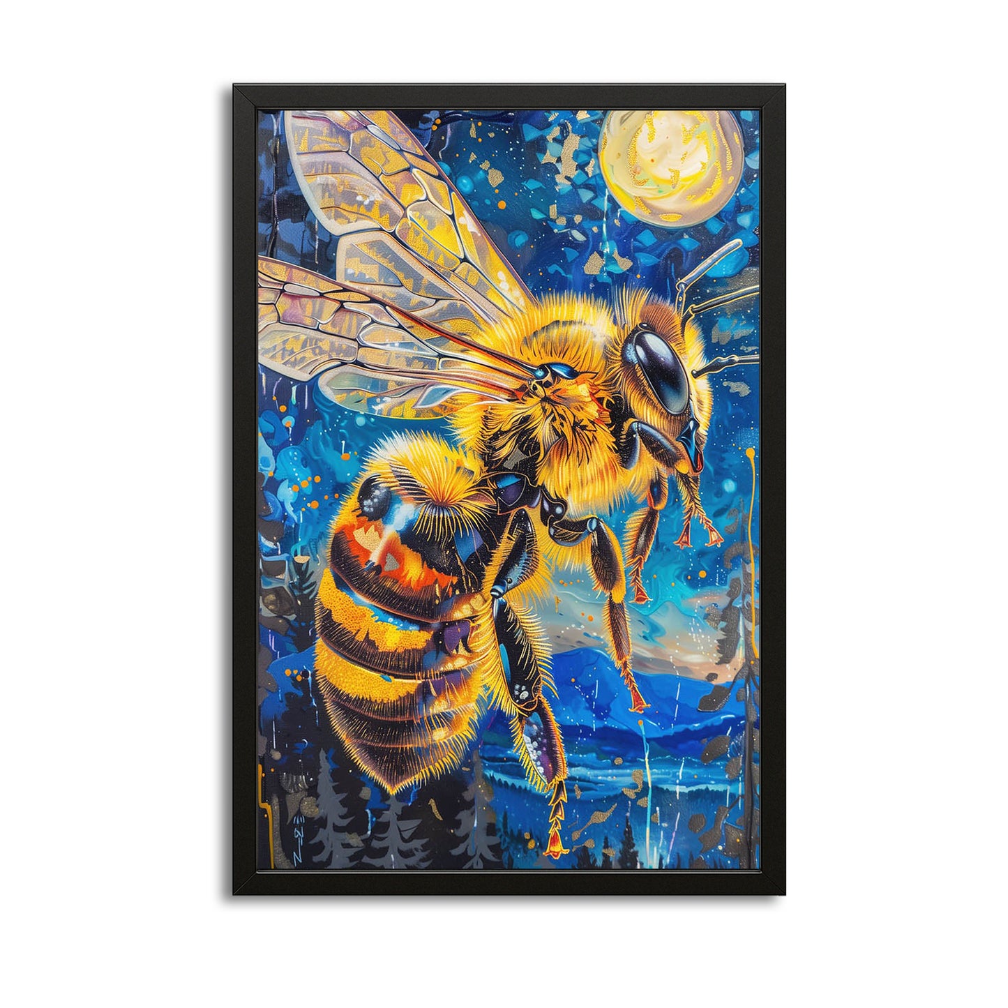 Moonlight Bee Art