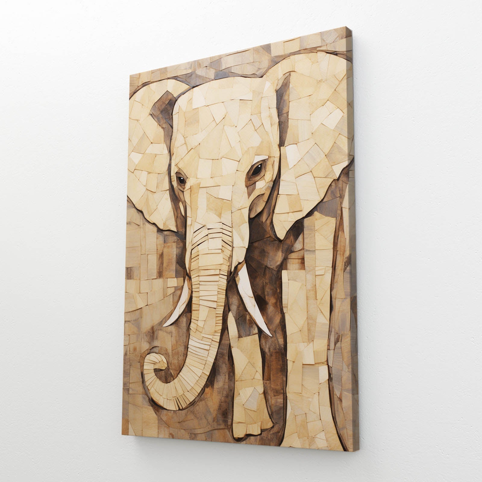 Mosaic Elephant Art