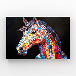 Mosaic Horse Wall Art