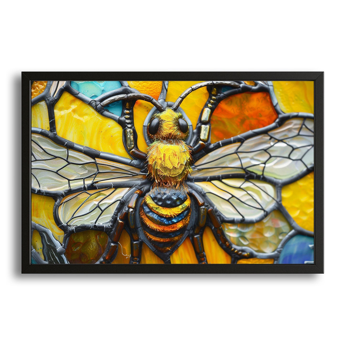 Mosaic Panel Bee Art