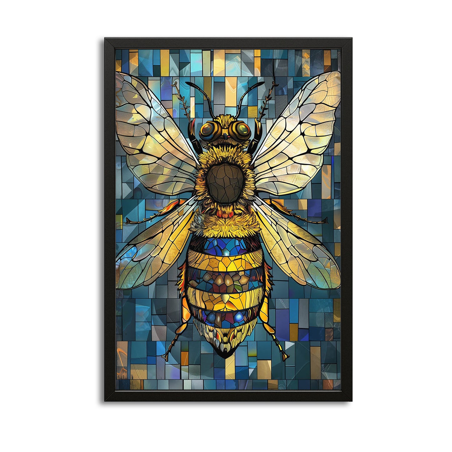 Mosaic Style Bee Art