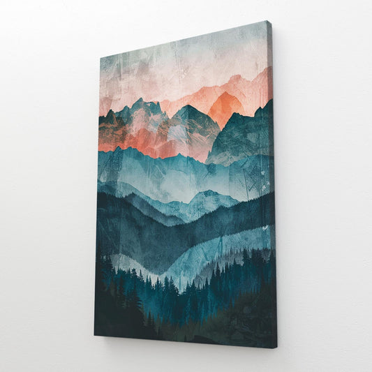 Mountain Boho Wall Art