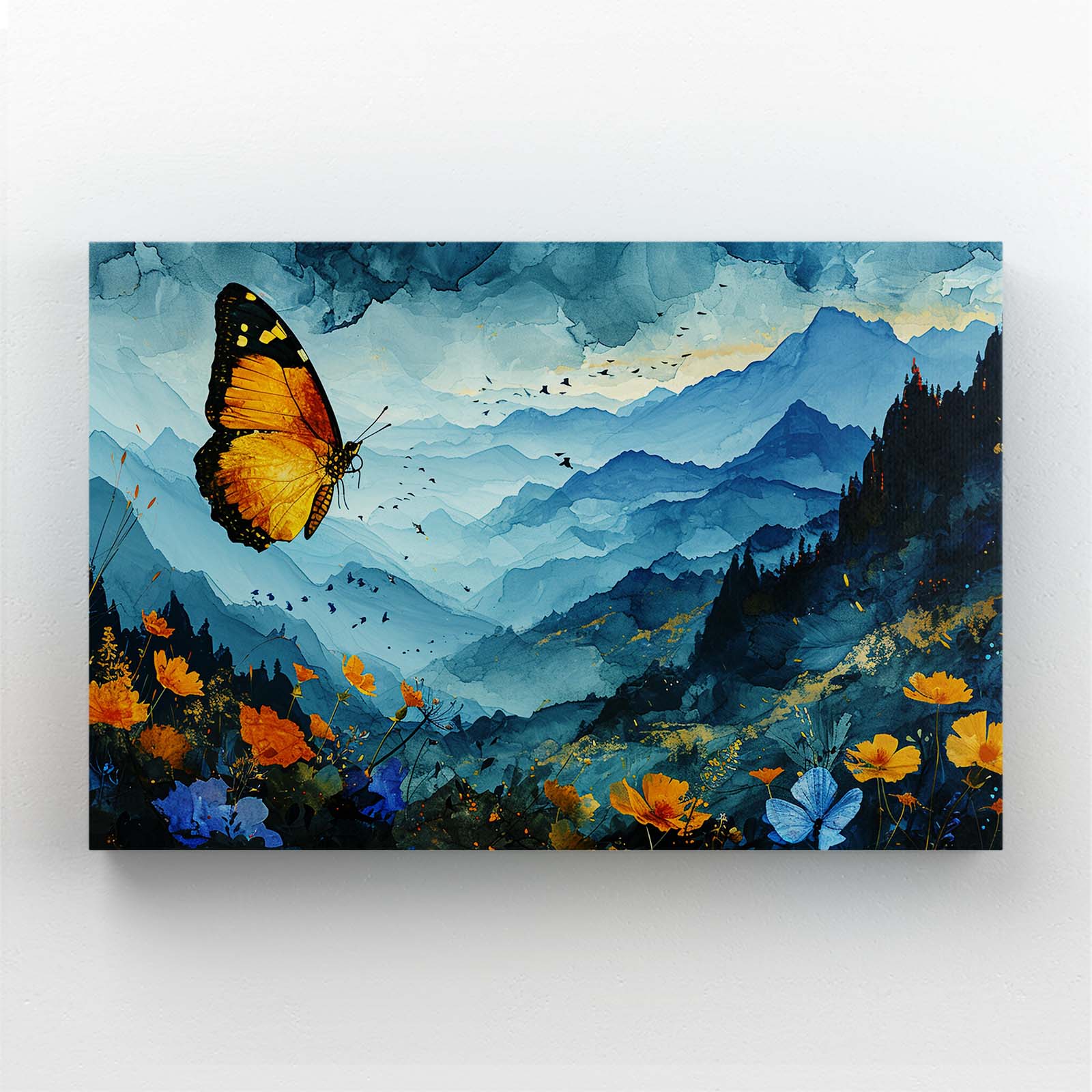 Mountain Butterfly Wall Art