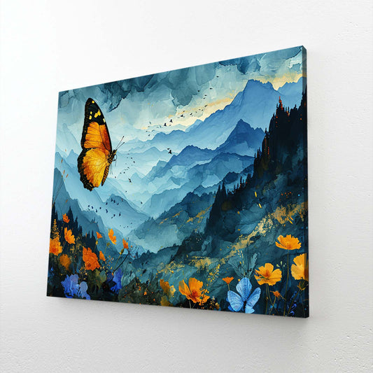 Mountain Butterfly Wall Art