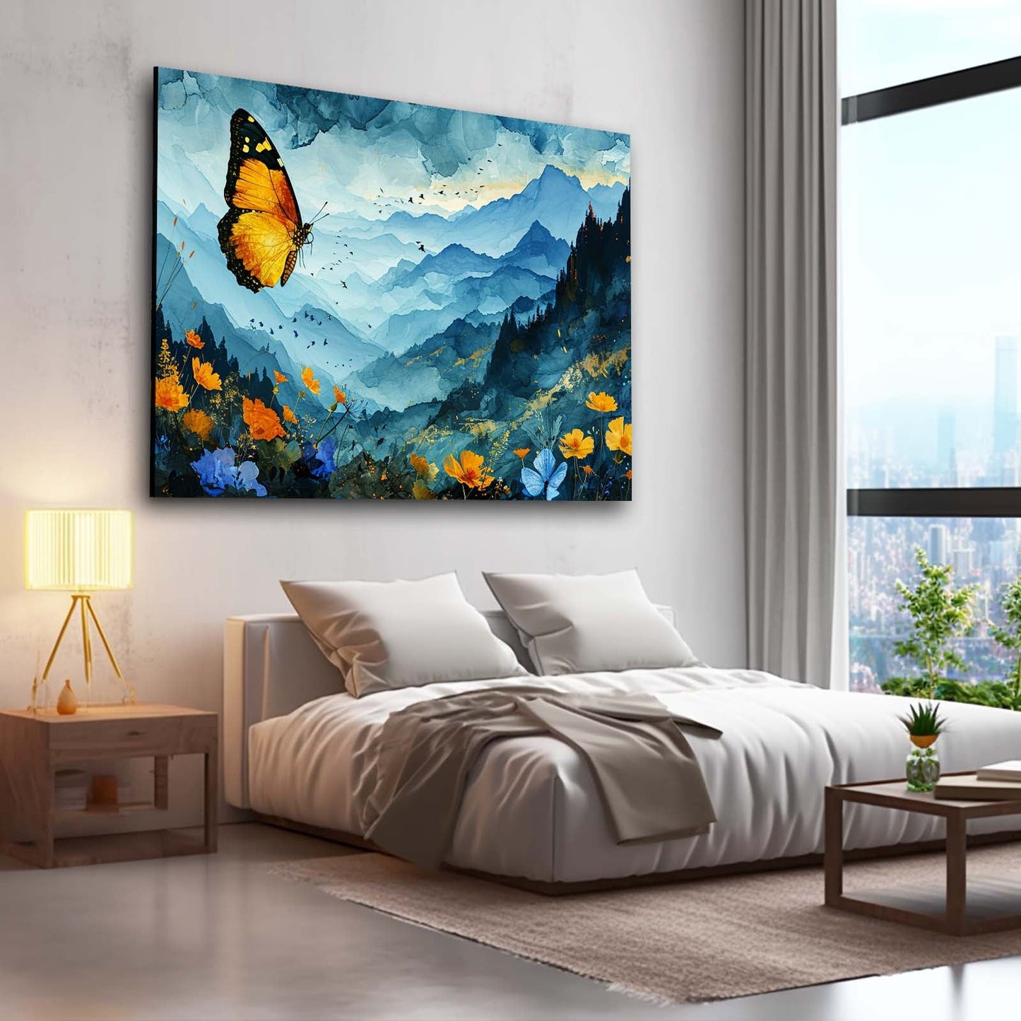 Mountain Butterfly Wall Art