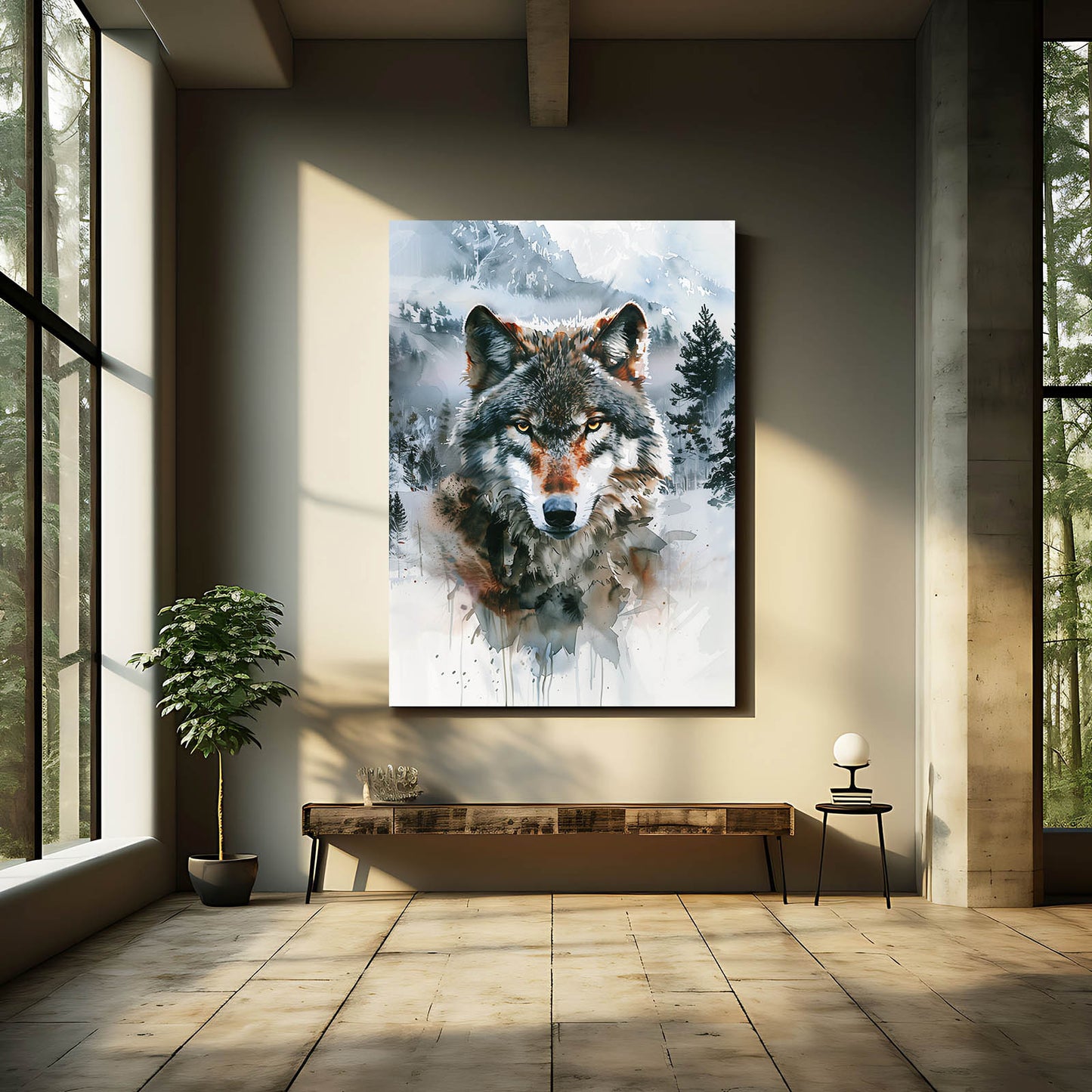 Mountain Wolf Wall Art