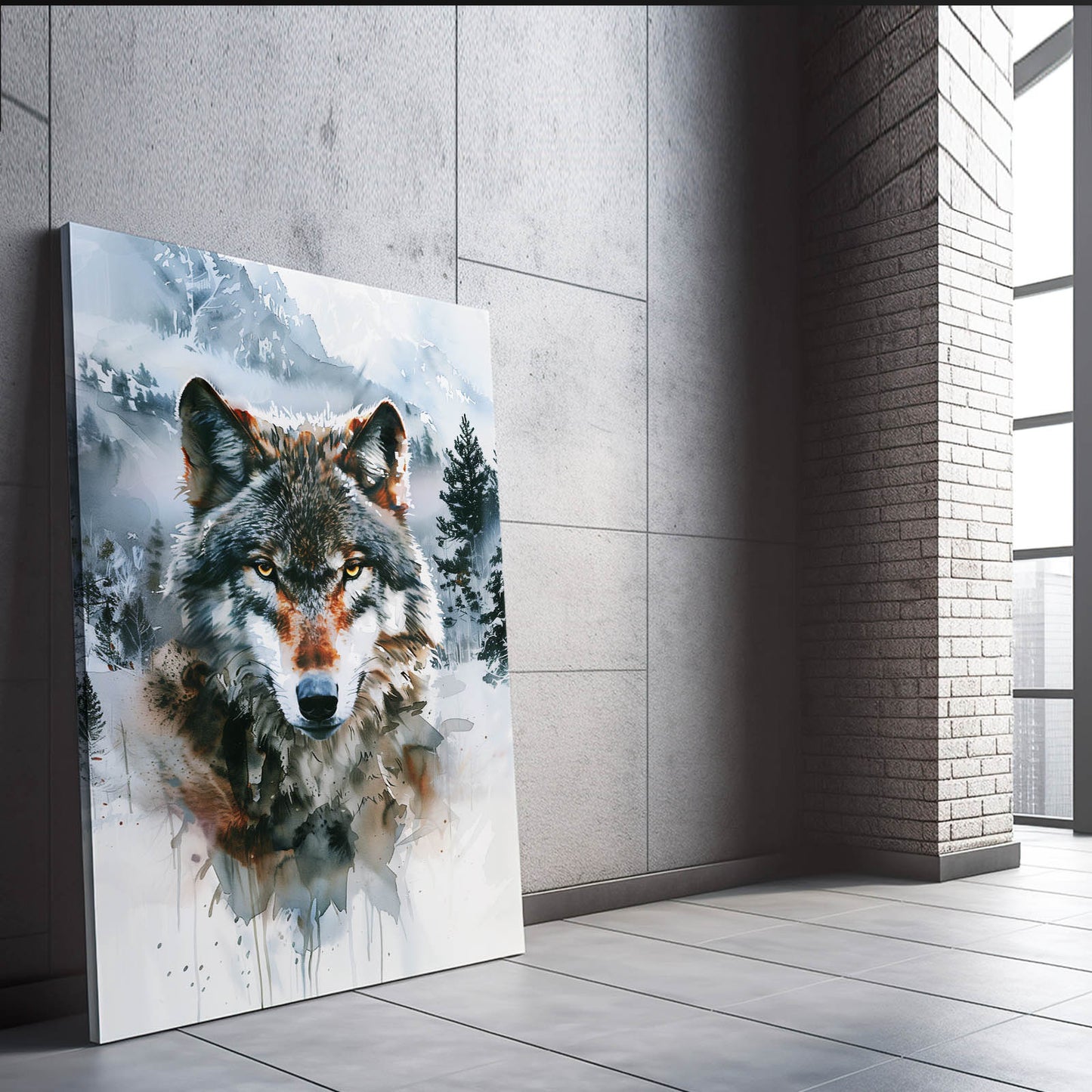 Mountain Wolf Wall Art