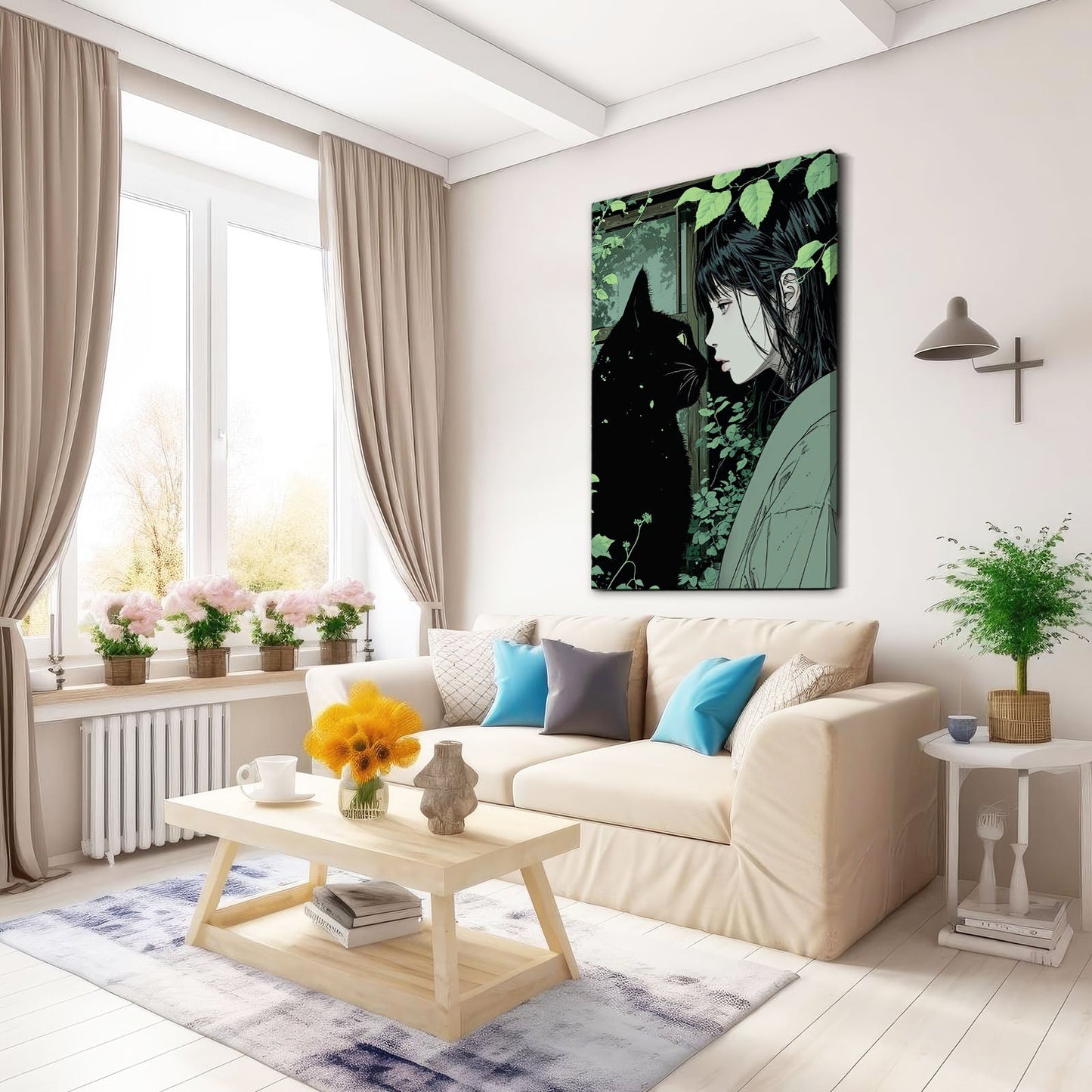 Mystic Bond Cat Wall Art