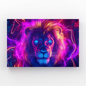 Mystic Glow Lion Wall Art