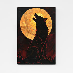 Night Wolf Wall Art