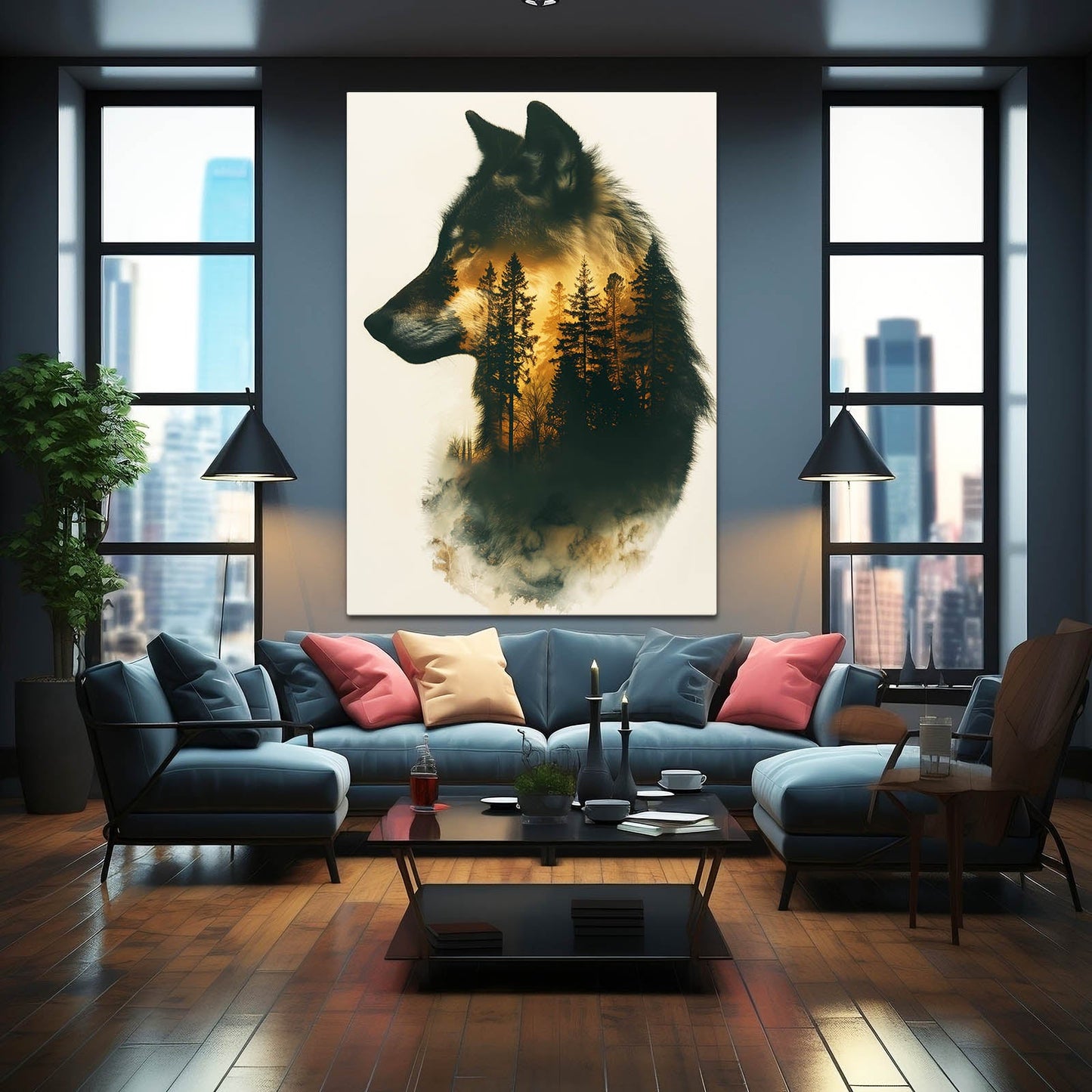Nordic Wolf Art