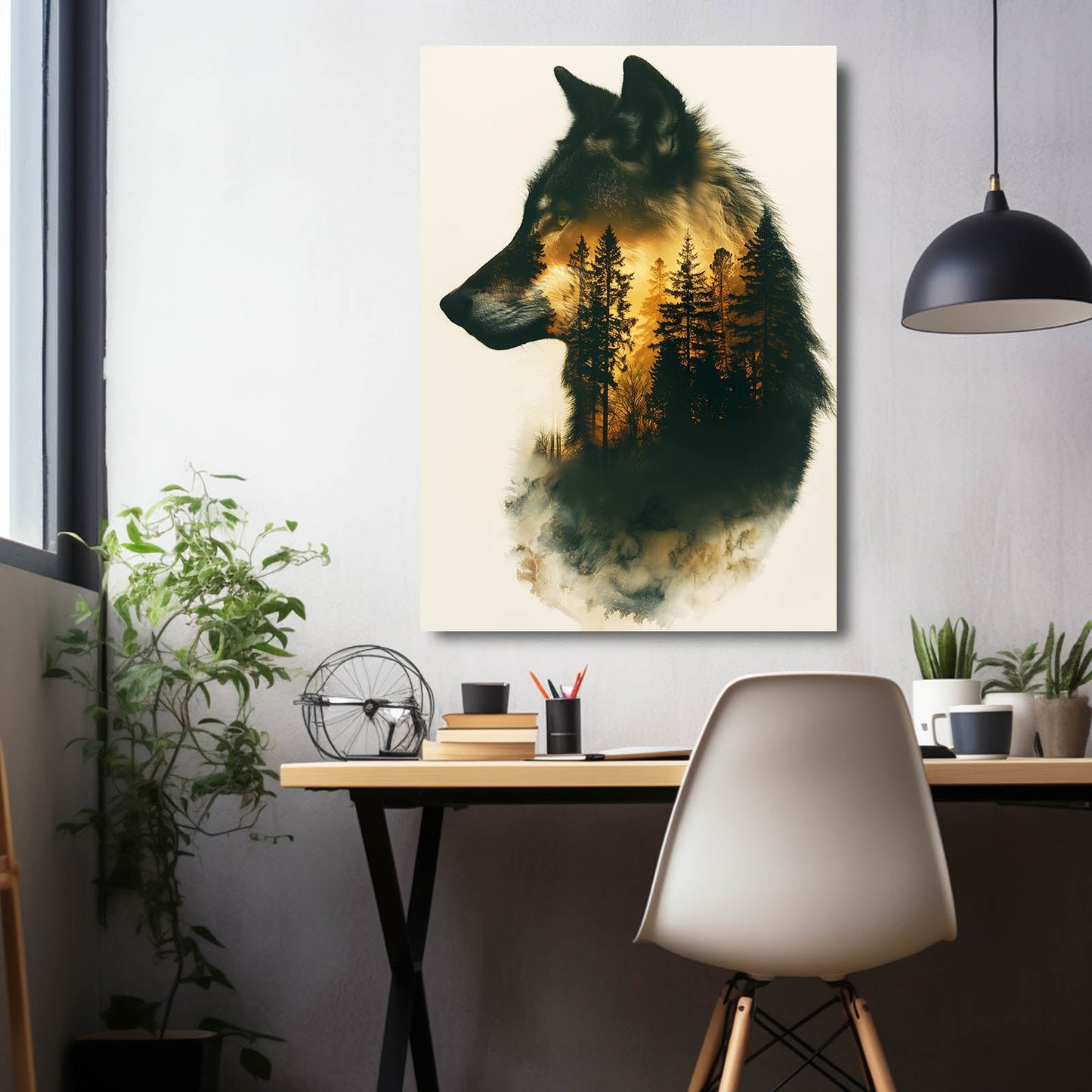 Nordic Wolf Art