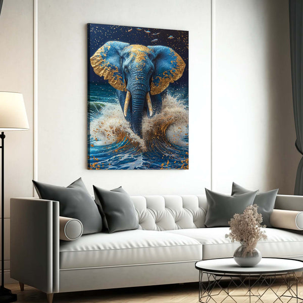 Ocean Majesty Elephant Art