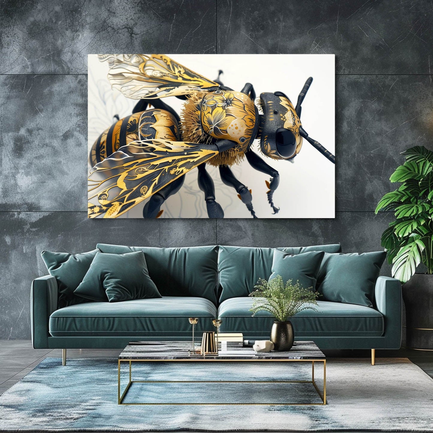 Ornate Bee Art