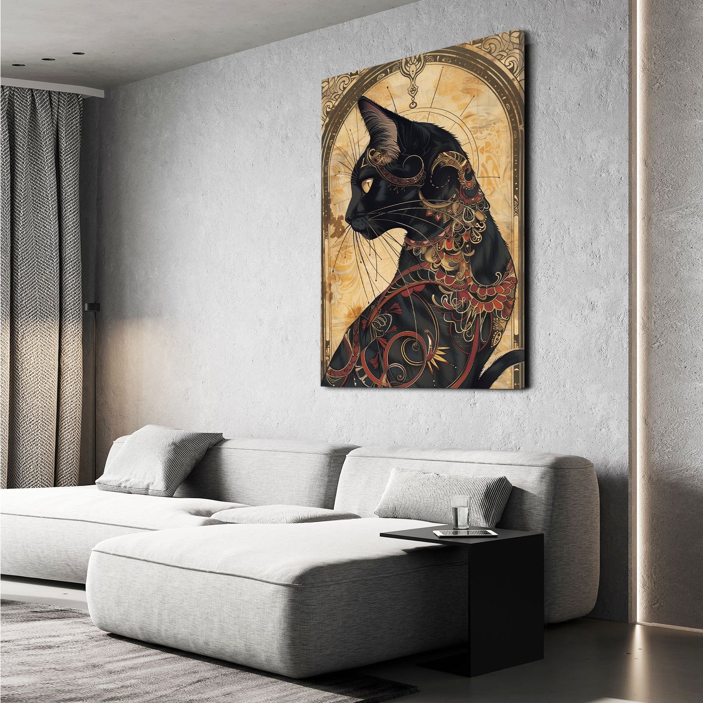 Ornate Majesty Cat Wall Art