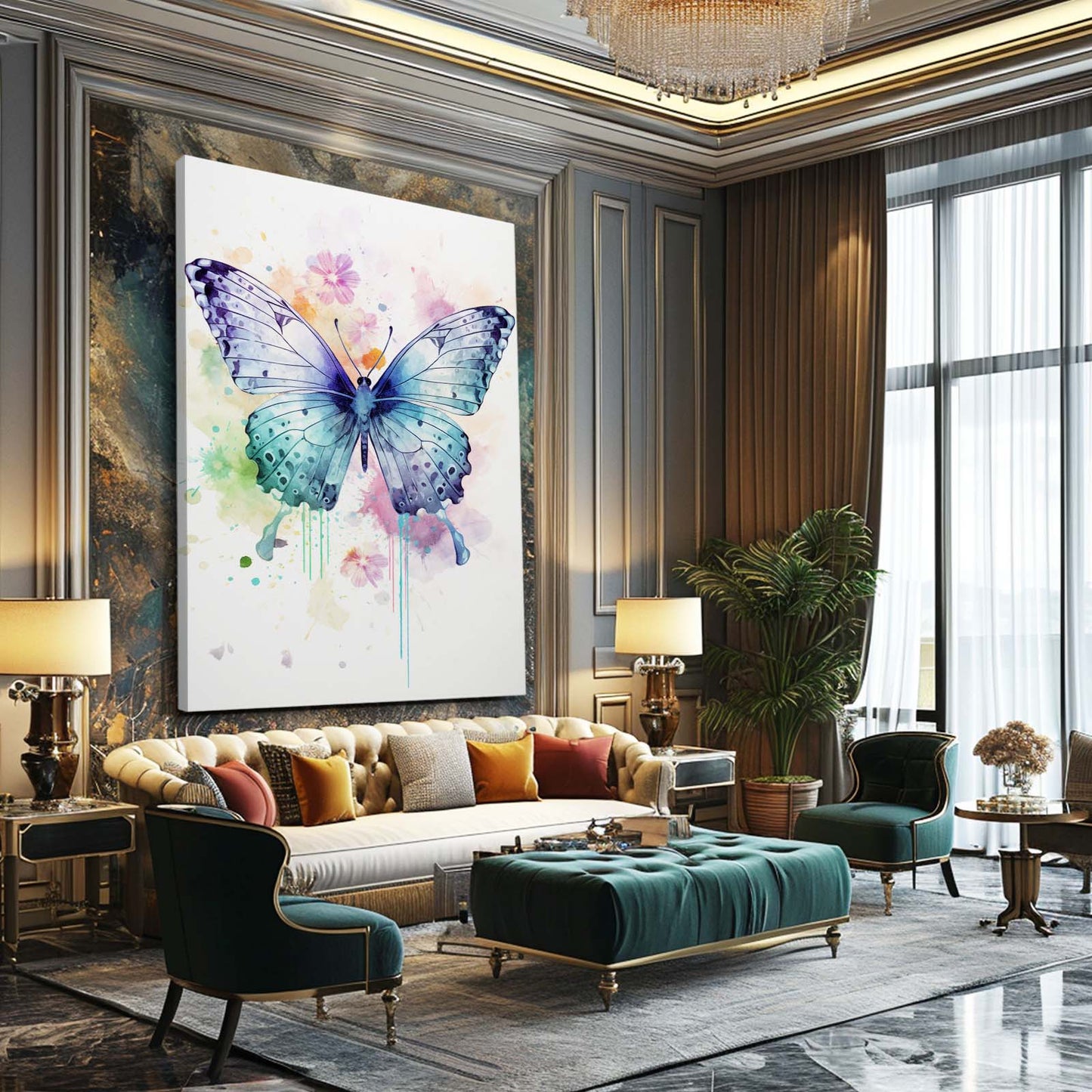 Pastel Butterfly Wall Art