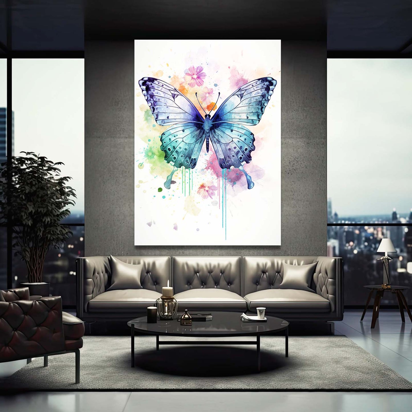 Pastel Butterfly Wall Art
