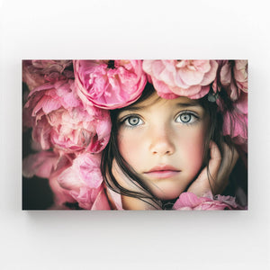 Peony Girl Wall Art Photography