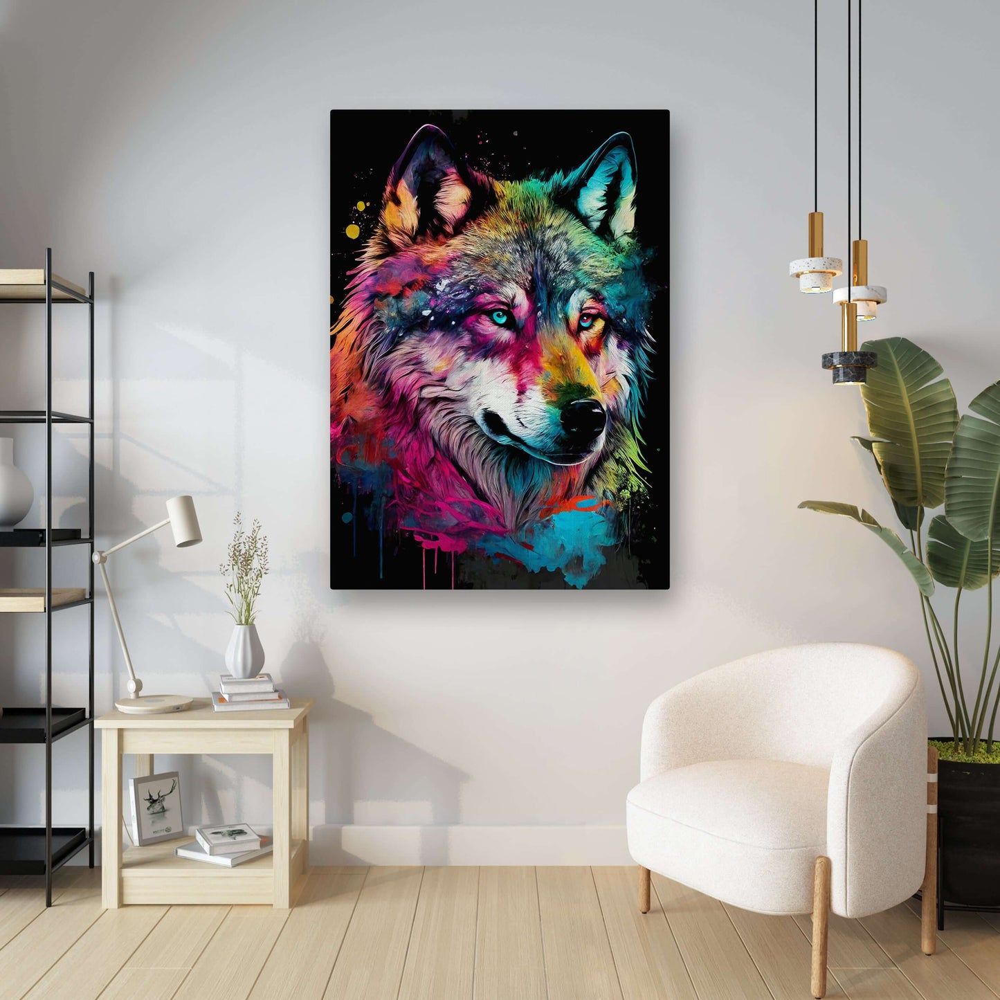 Pop Art Wolf Art