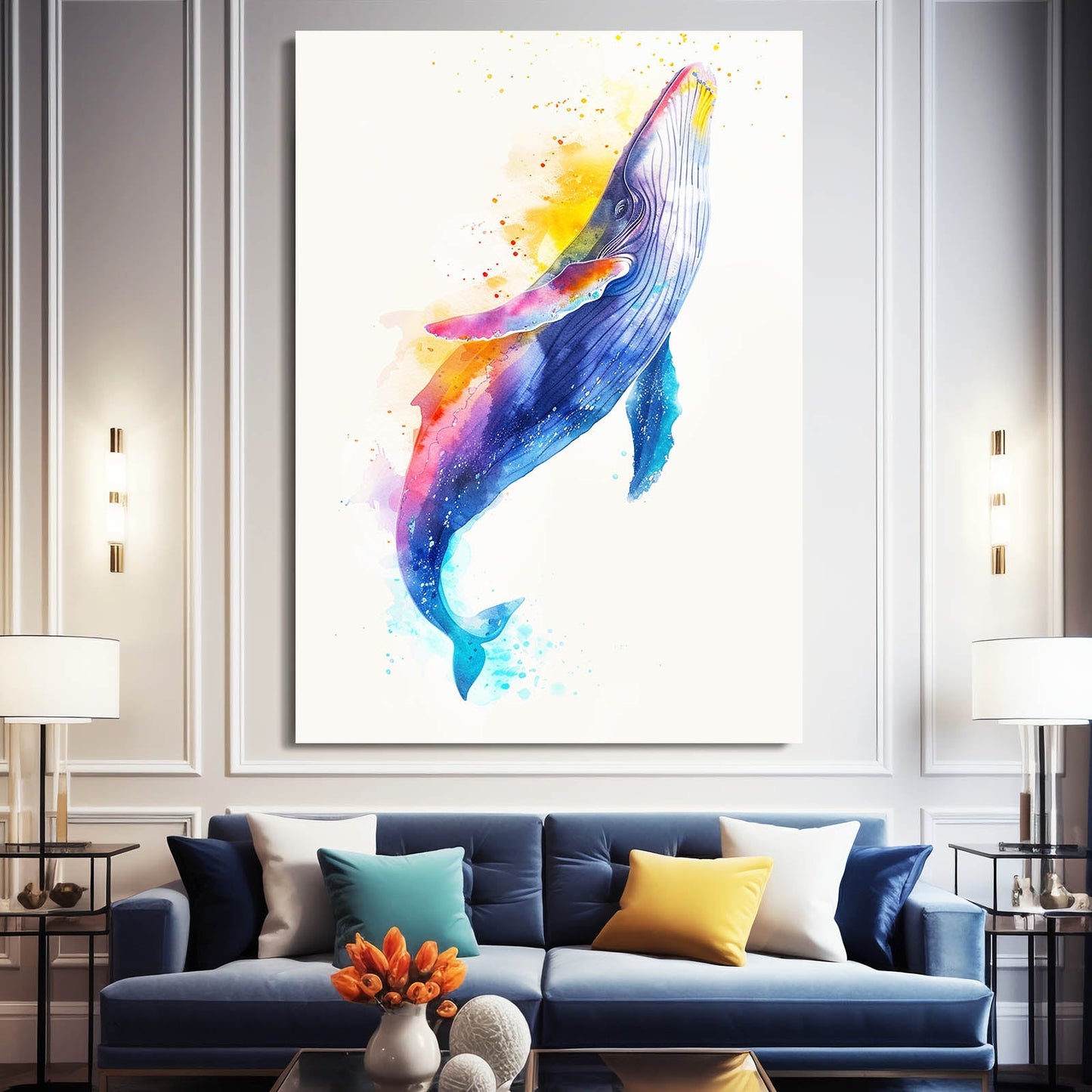 Prism Ascent Whale Art