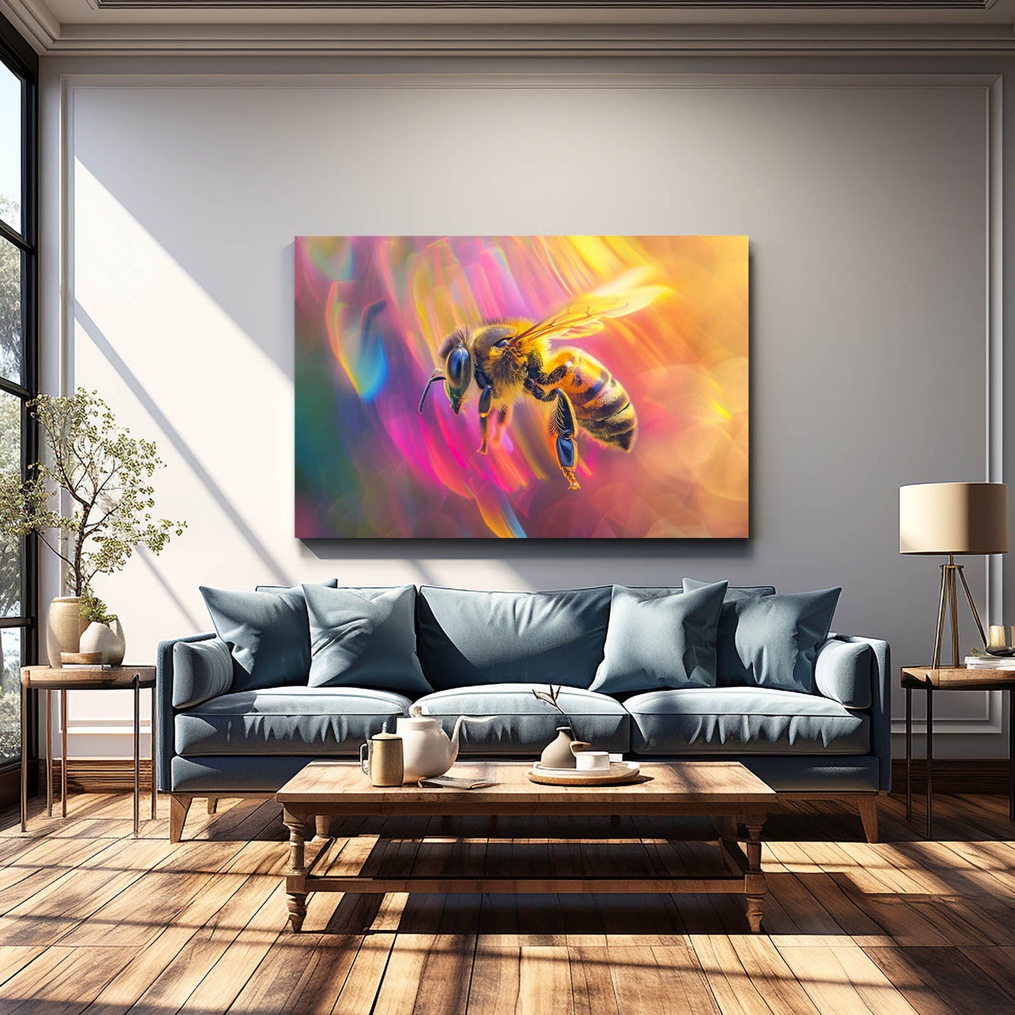 Prismatic Bee Art