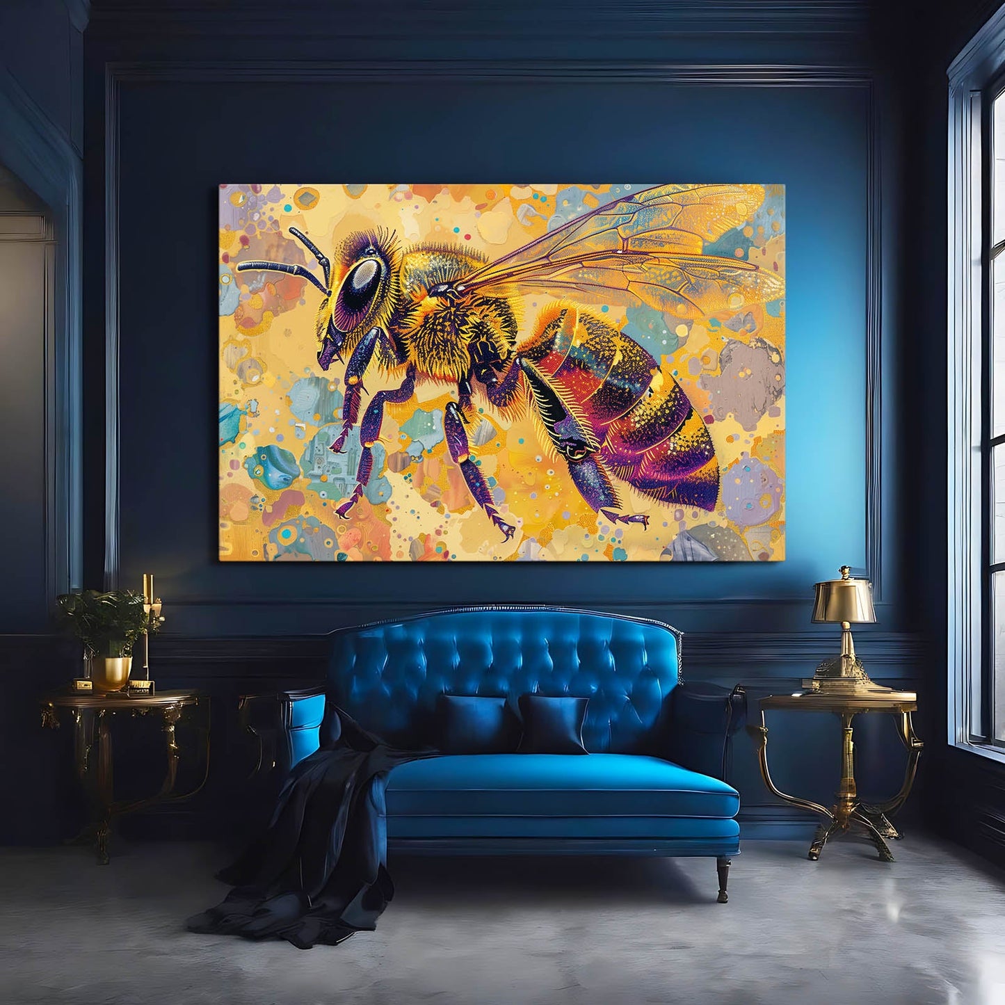 Psychedelic Pop Bee Art