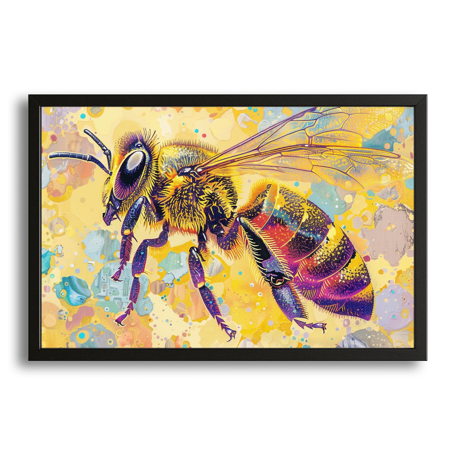 Psychedelic Pop Bee Art