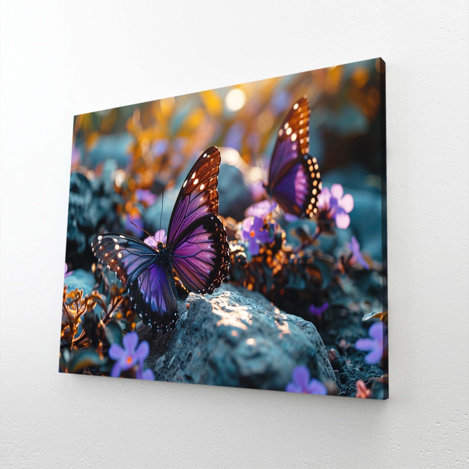 Purple Butterflies Wall Art