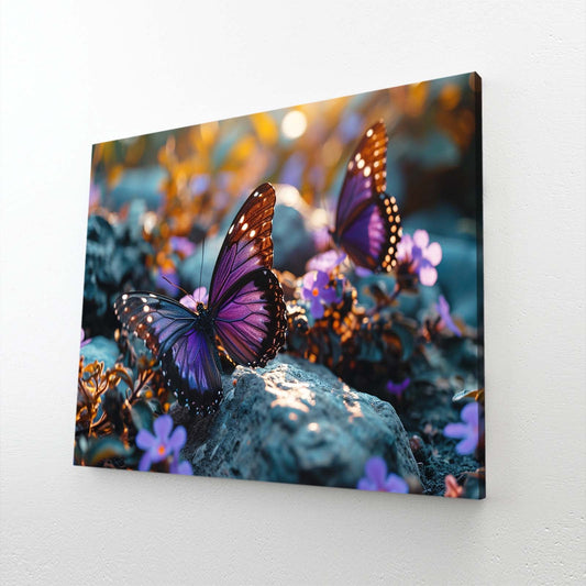 Purple Butterflies Wall Art