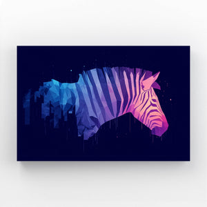 Purple Zebra Artwork