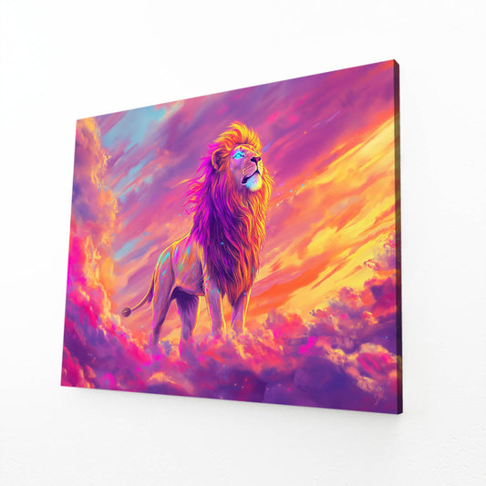 Radiant Majesty Lion Art