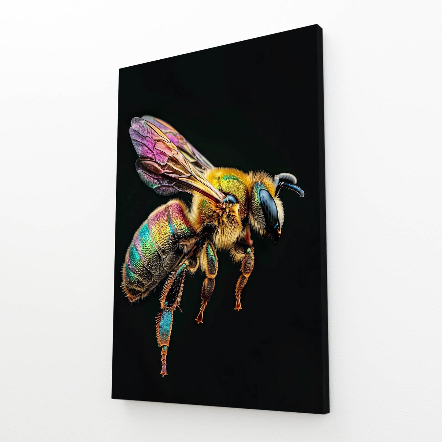 Rainbow Bee Art