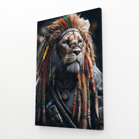 Rasta Lion Canvas