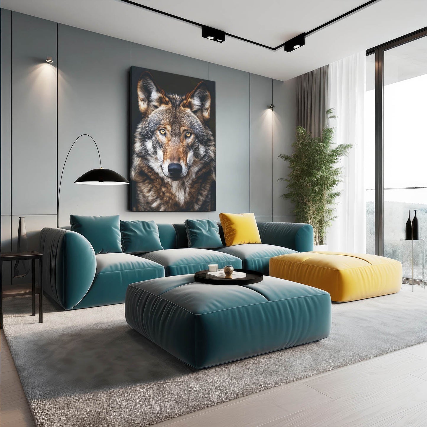 Realistic Wolf Wall Art