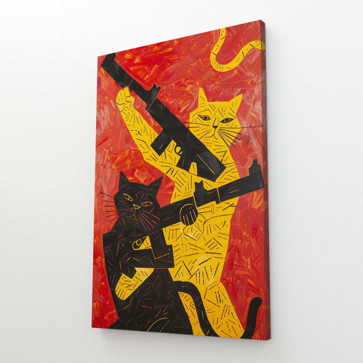 Rebel Felines Cat Art