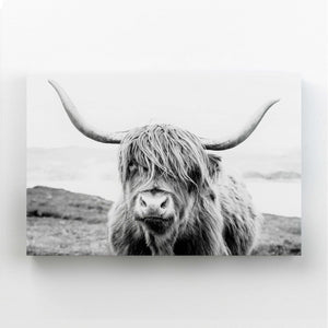 Retro Modern Cow Wall Art
