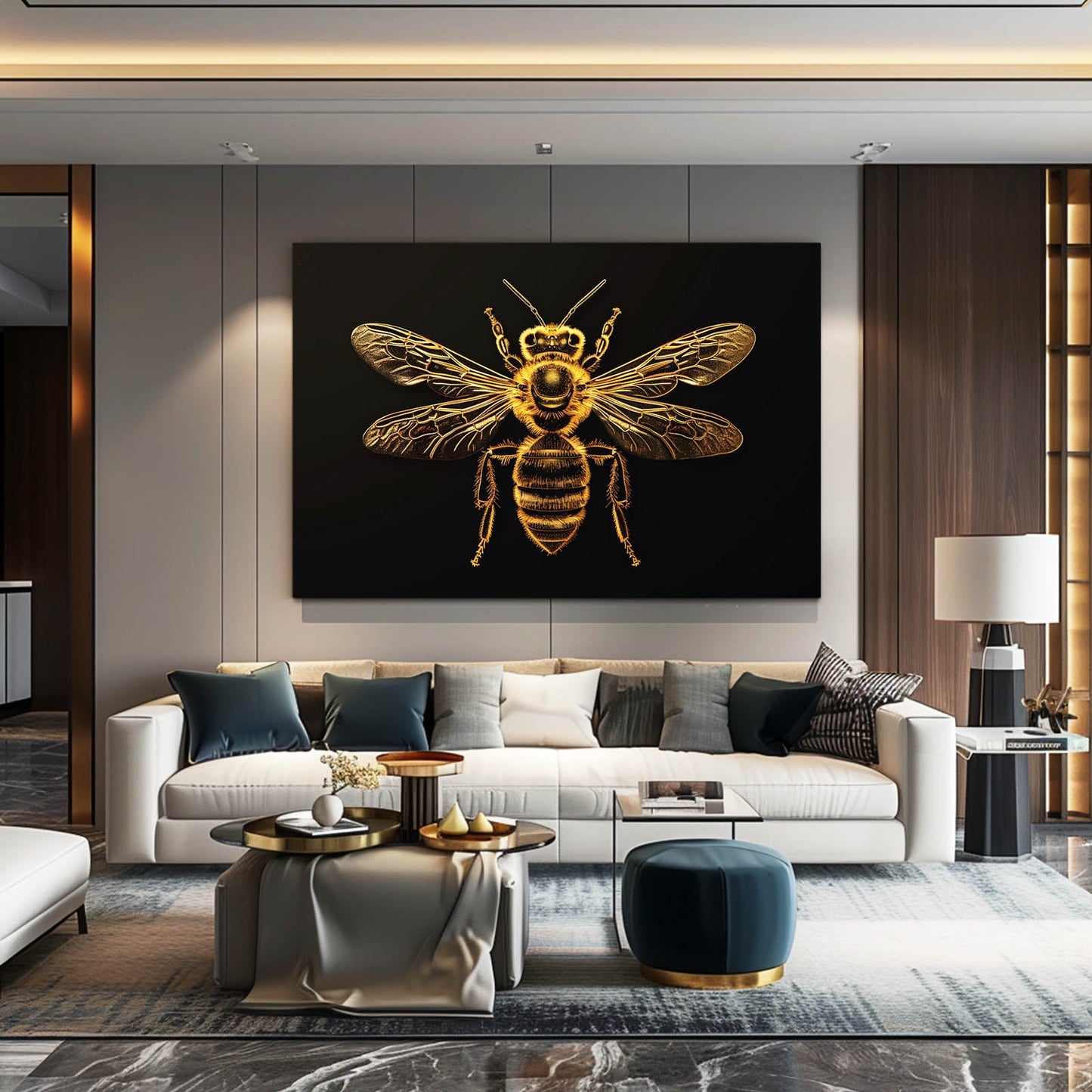 Regal Hive Bee Art | MusaArtGallery™