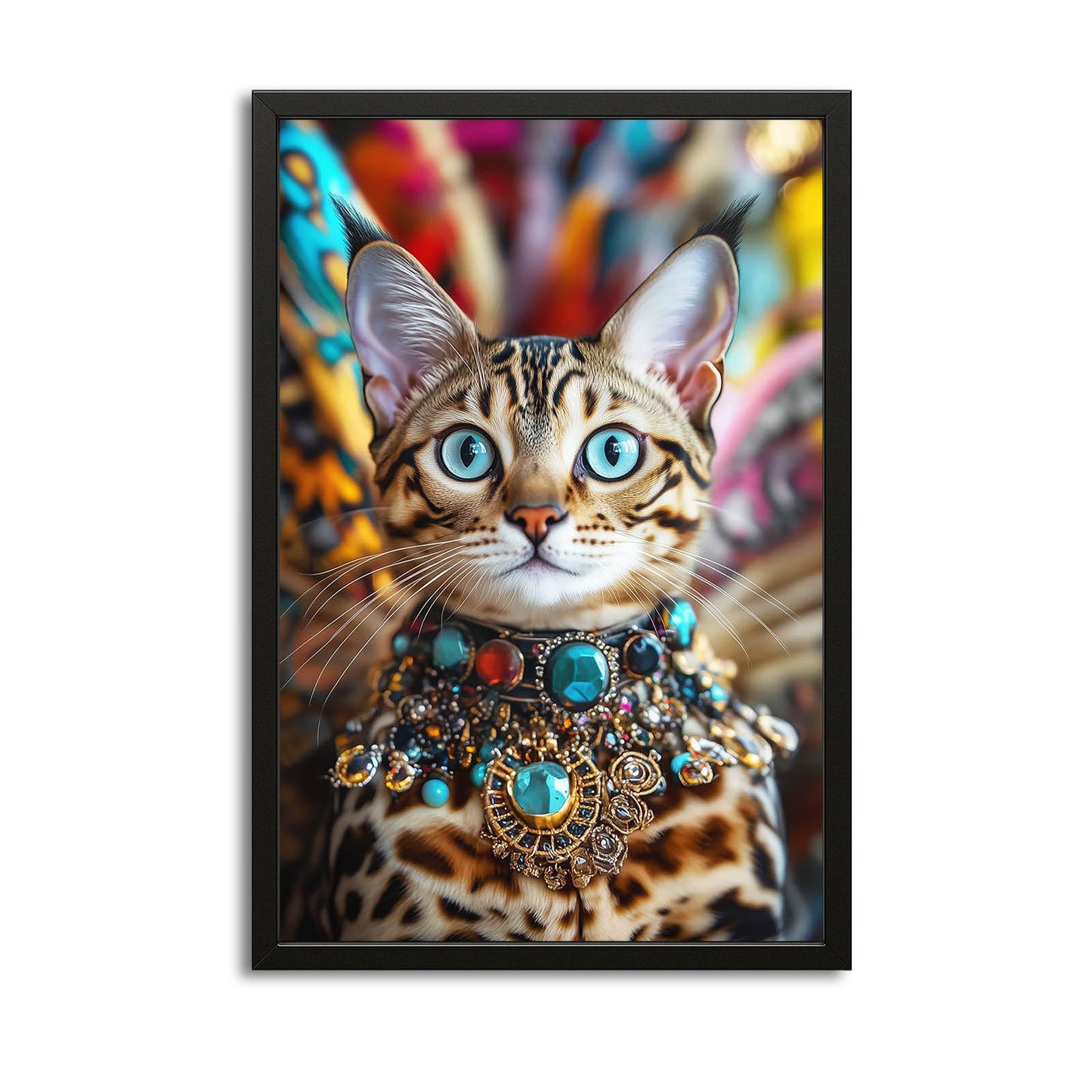 Royal Jewels Cat Art
