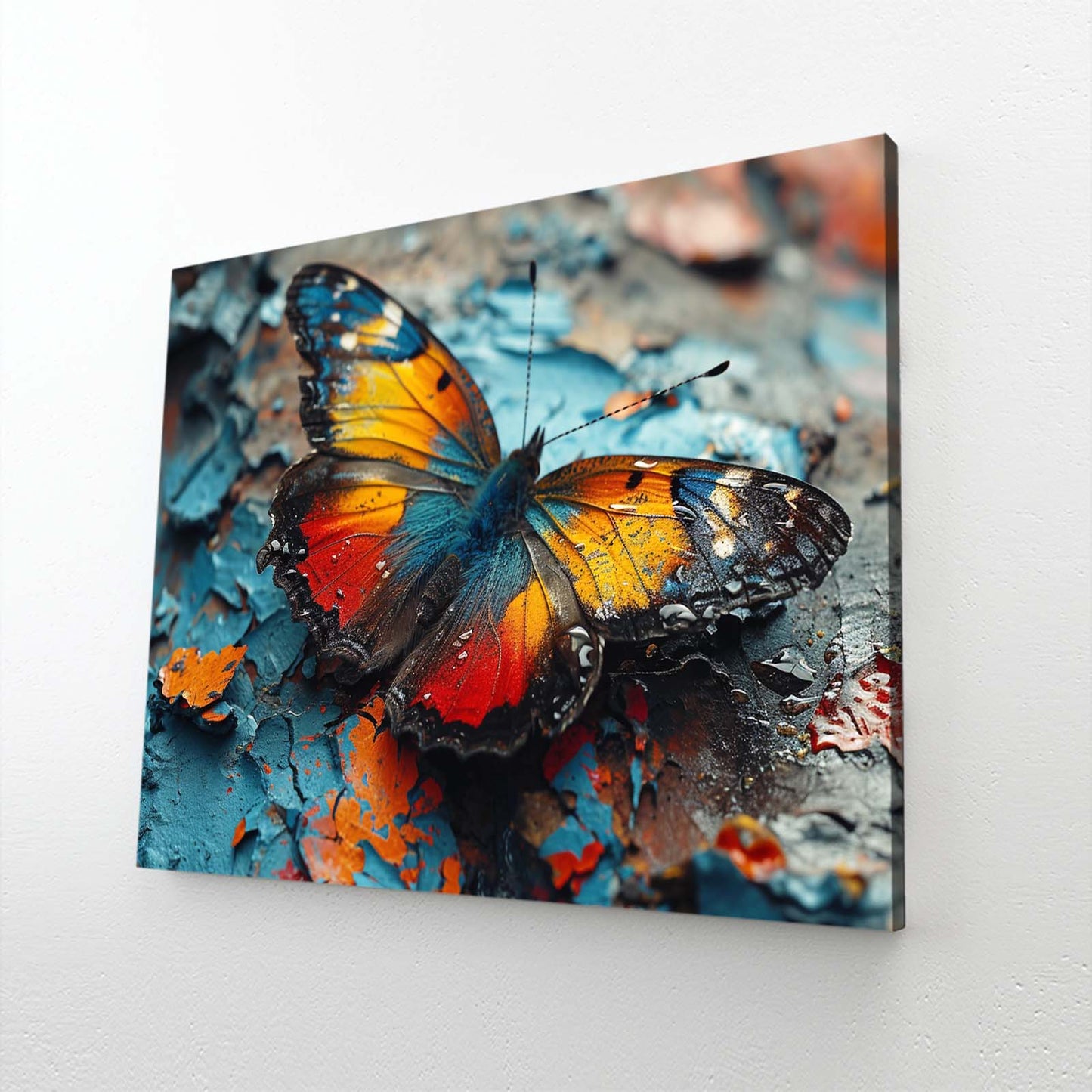 Rusted Beauty Butterfly Wall Art