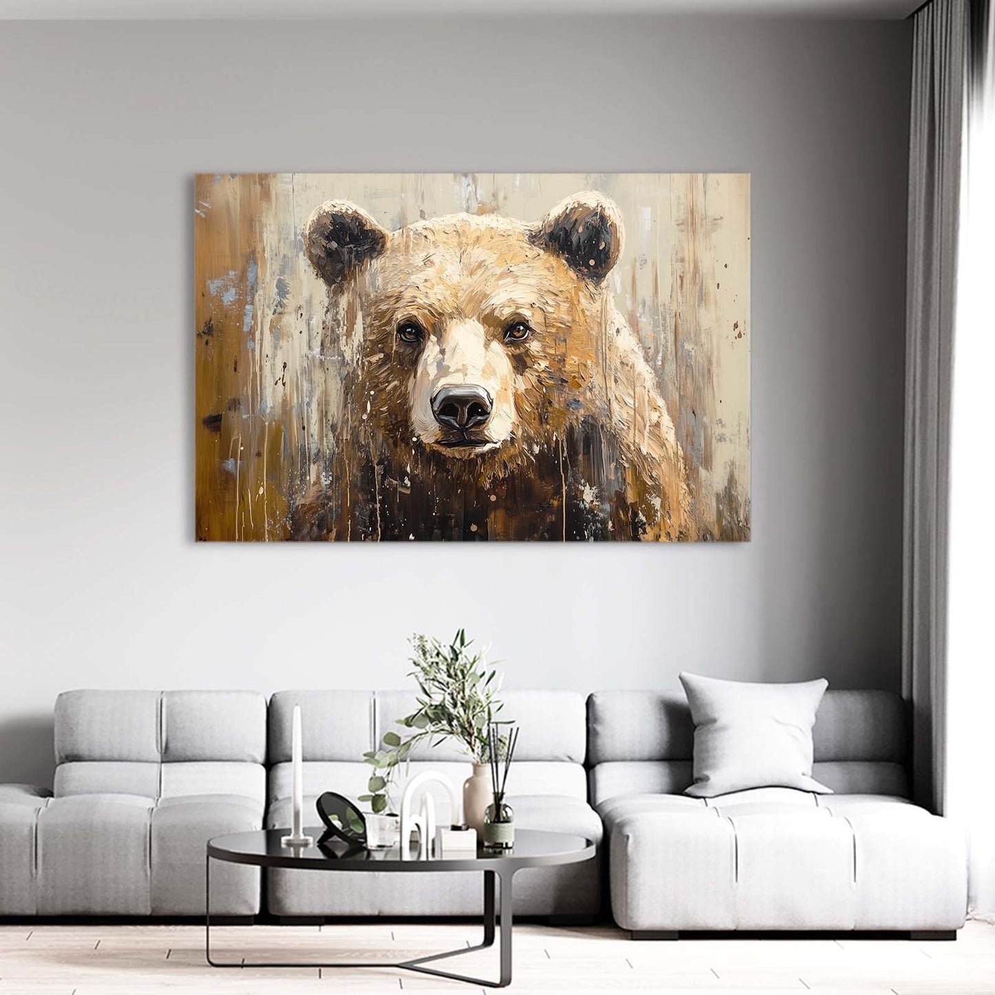 Rustic Bear Wall Art