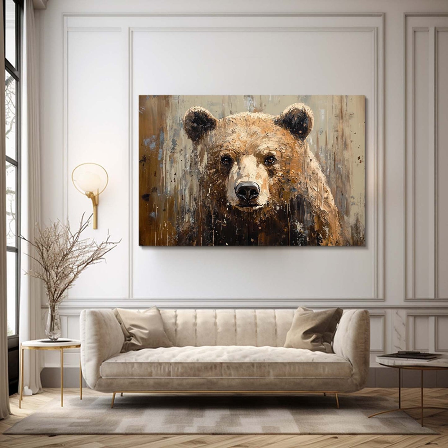 Rustic Bear Wall Art