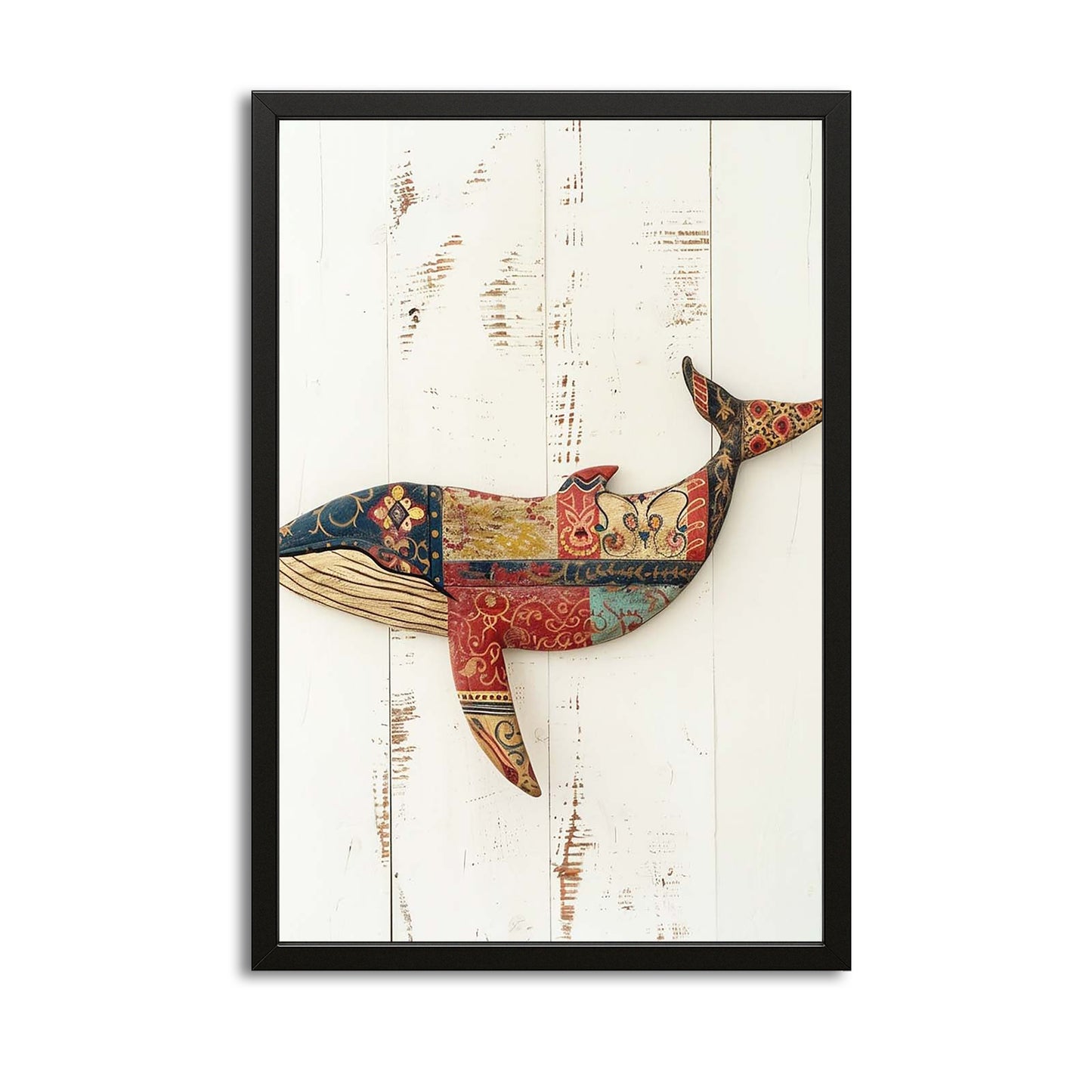 Rustic Whale Wall Art